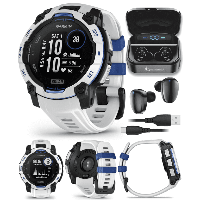 Garmin Instinct 3 Rugged Outdoor GPS Smartwatch 45mm Solar