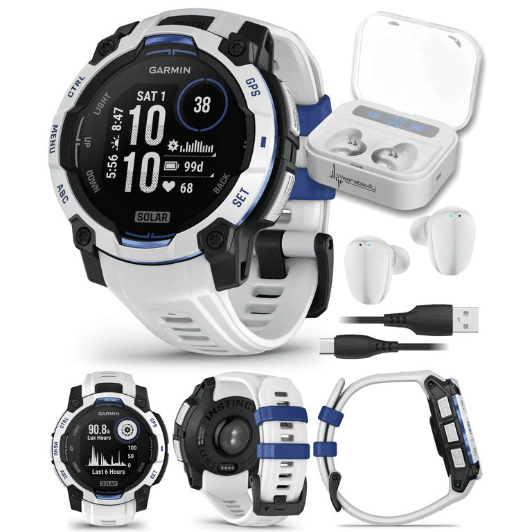 Garmin Instinct 3 Rugged Outdoor GPS Smartwatch 45mm Solar