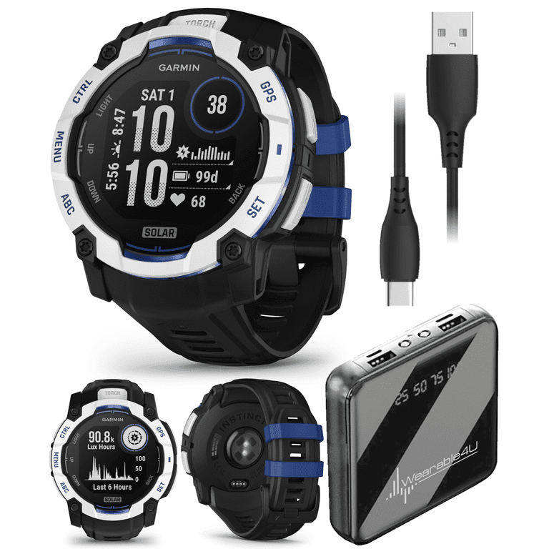 Garmin Instinct 3 Rugged Outdoor GPS Smartwatch 50mm Solar