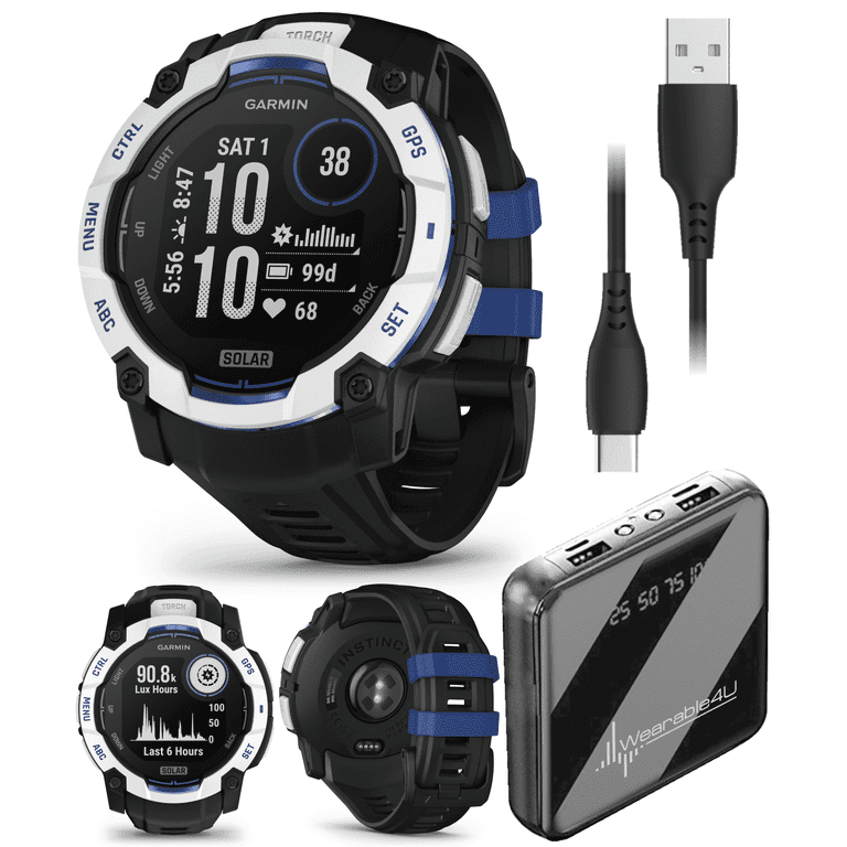 Garmin Instinct 3 Rugged Outdoor GPS Smartwatch 50mm Solar