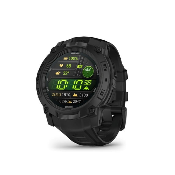 Garmin Instinct 3 Tactical Edition, 50mm, AMOLED Display, Rugged Outdoor GPS Smartwatch