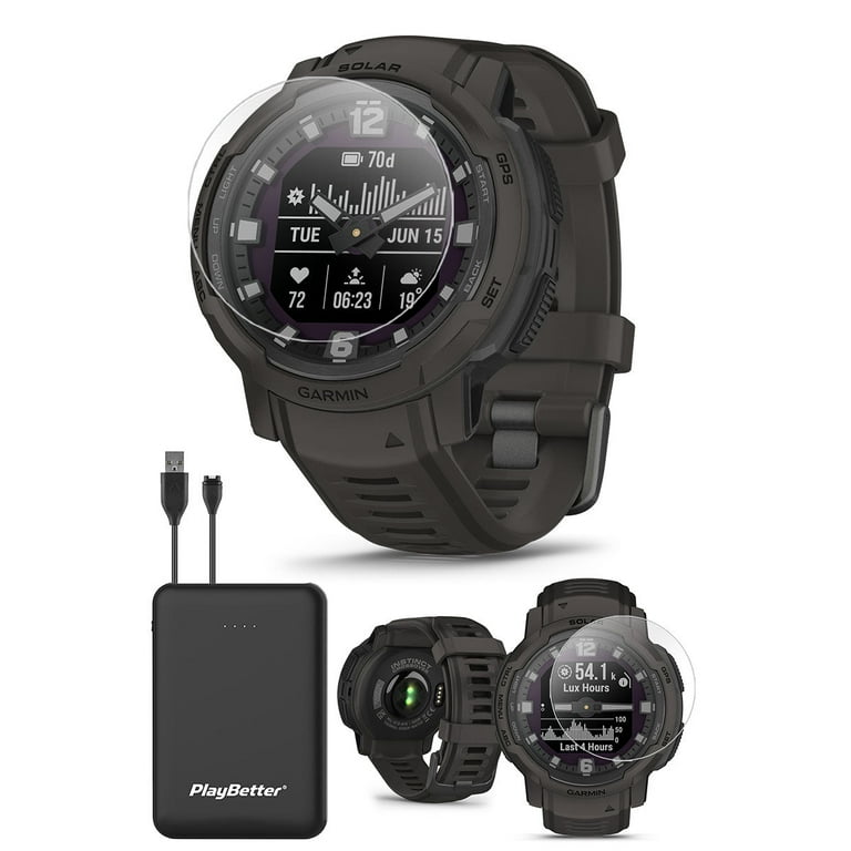 Garmin Instinct Crossover, Hybrid Rugged Smartwatch, Analogue