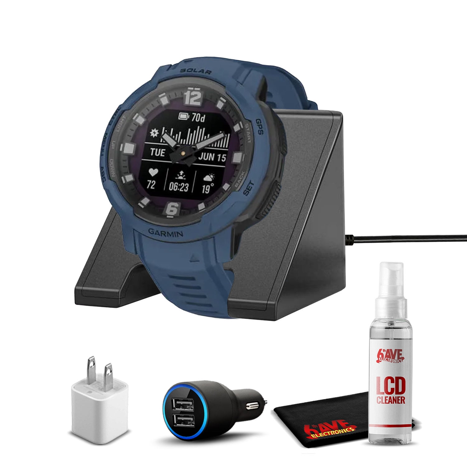 時計 Garmin Instinct Garmin Instinct 2 Solar Smart Watch with Step Counter, Heart