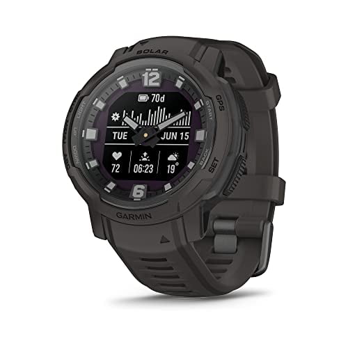 Garmin Instinct Crossover Solar - Tactical Edition, Rugged Hybrid