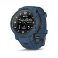 thumbnail image 1 of Garmin Instinct Crossover Solar, Rugged Hybrid Smartwatch with Solar, Analog Hands and Digital Display, Tidal Blue, 1 of 5