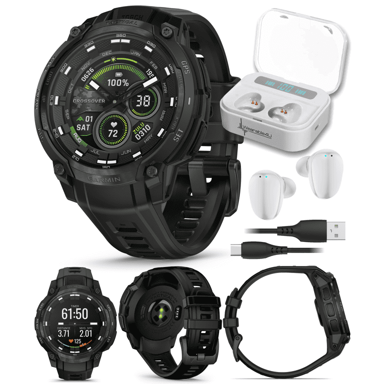 Garmin Instinct Crossover Tactical Edition Rugged Hybrid GPS