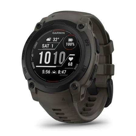 Garmin Instinct® E 40mm, Rugged Outdoor GPS Smartwatch, 24/7 Health Monitoring, Wrist-Based Heart Rate, Up to 16 Days of Battery Life, Charcoal