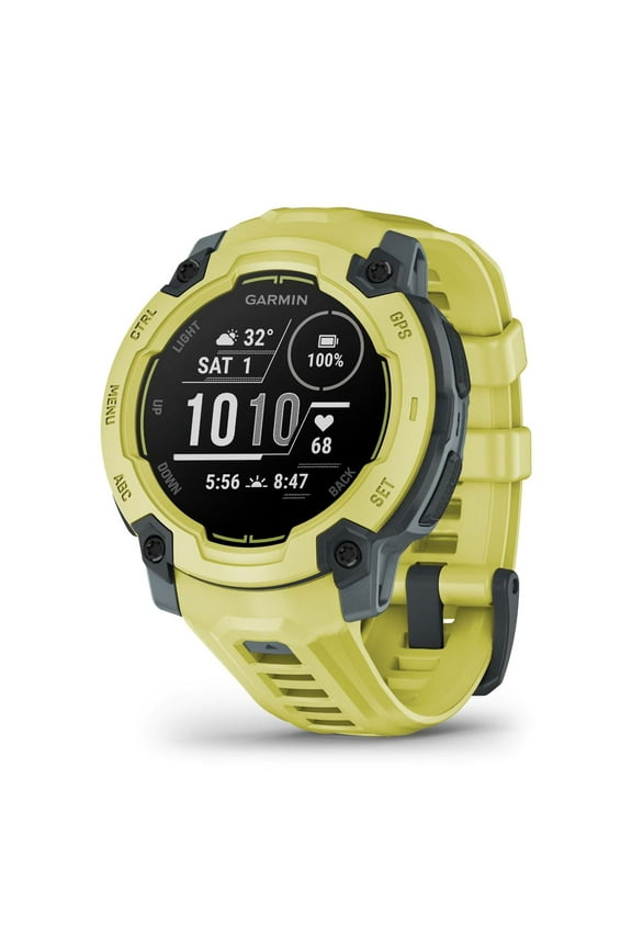 Instinct® E 45mm, Rugged Outdoor GPS Smartwatch, 24/7 Health Monitoring, Wrist-Based Heart Rate, Up to 16 Days of Battery Life, Electric Lime