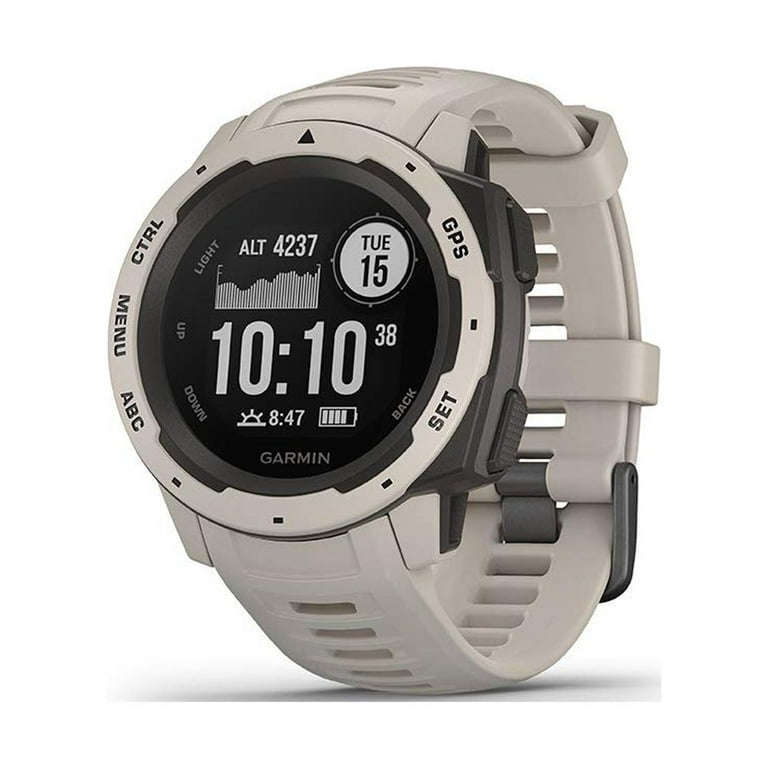 GARMIN INSTINCT ホワイト Garmin Instinct, Rugged Outdoor Smart Watch with GPS