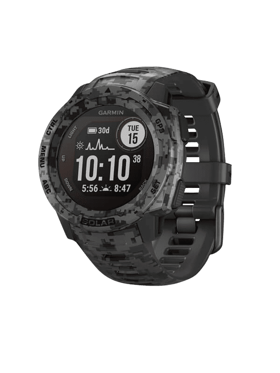 Instinct Solar, Graphite Camo, Rugged GPS Smartwatch