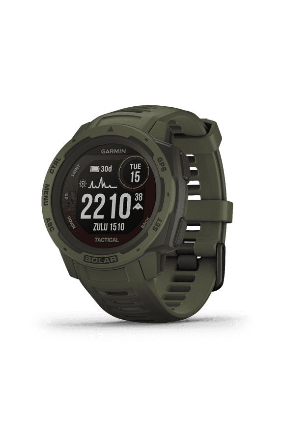 Instinct Solar Tactical Edition, Moss, Rugged GPS Smartwatch