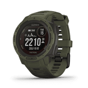 Garmin Instinct Solar Tactical Edition, Moss, Rugged GPS Smartwatch
