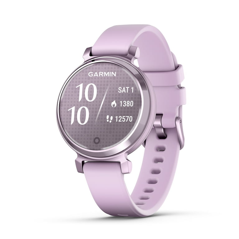 Lily® 2 Fashionable Metallic Lilac Smartwatch with Silicone Band