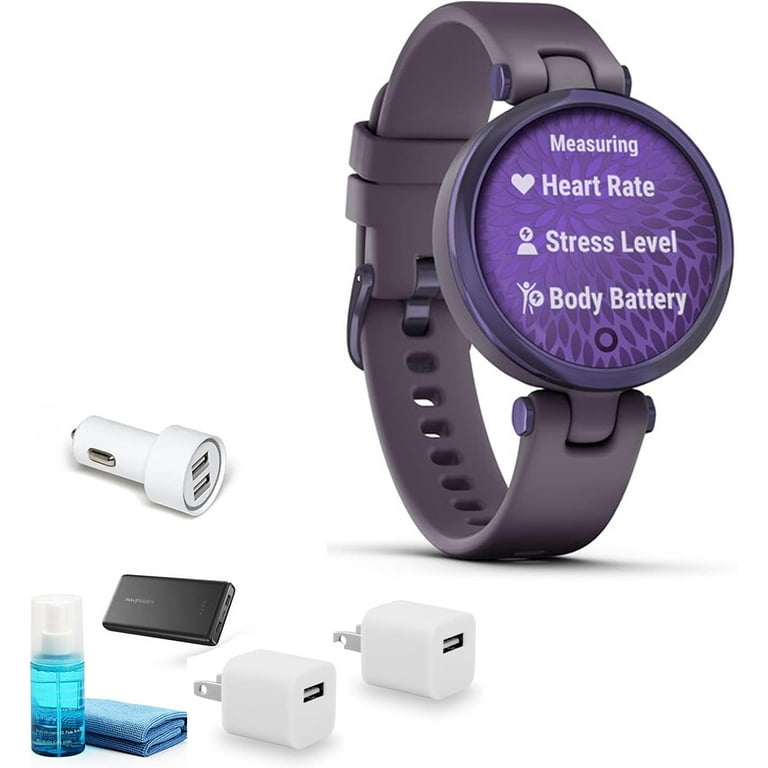 Garmin Lily GPS watch (Sport Edition, Midnight Orchid & Deep