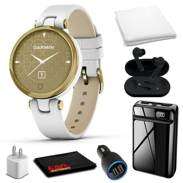 Garmin Lily GPS Smartwatch, Classic Edition, Light Gold