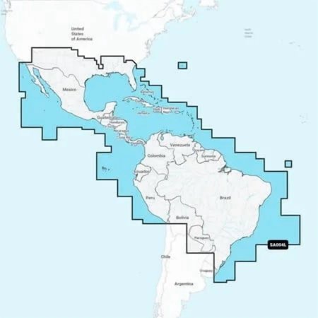 Garmin Navionics+ NSSA004L - Mexico, the Caribbean to Brazil - Inland Coastal Marine Chart [010-C1285-20]