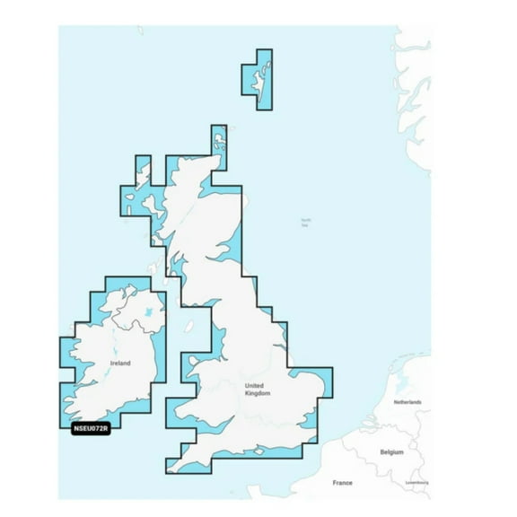 Garmin New OEM U.K. & Ireland Lakes & Rivers - Inland Marine Charts Garmin Navionics+ | NSEU072R | microSD/SD and One-year Subscription, 010-C1267-20