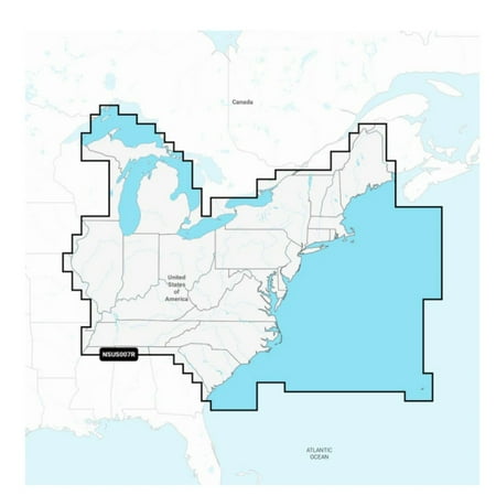 Garmin 010C129120 Navionics Plus Chart for US East