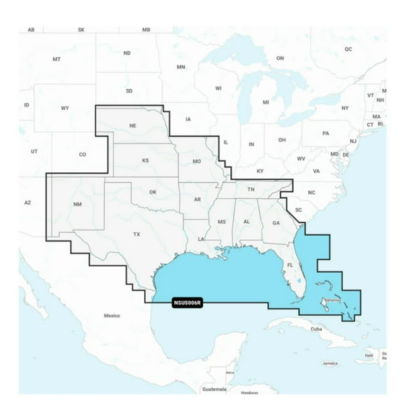 Garmin Navionics+ NSUS006R U.S. South GPS Software