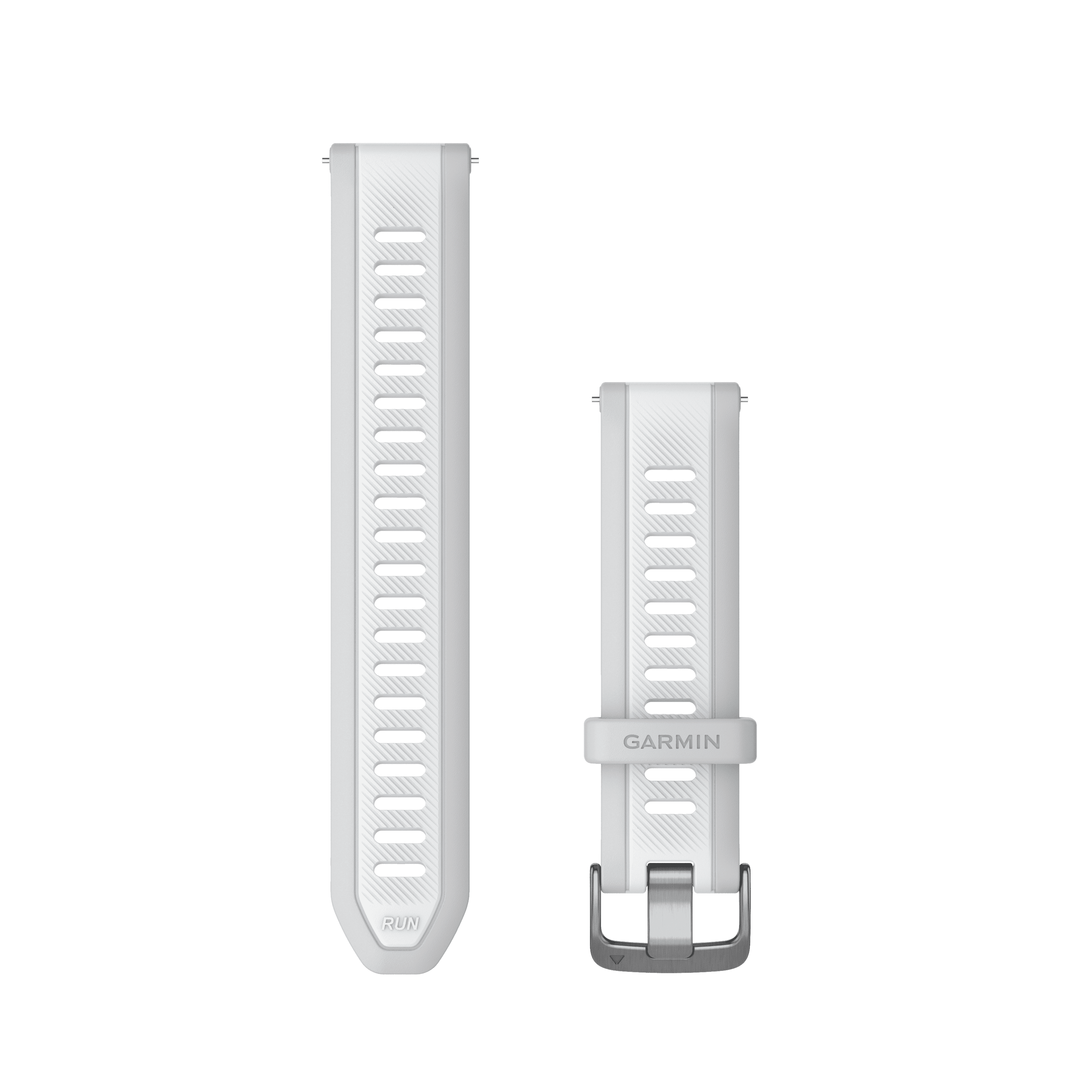 Garmin Quick Release 20mm, Silicone Band - Mist Gray/Whitestone
