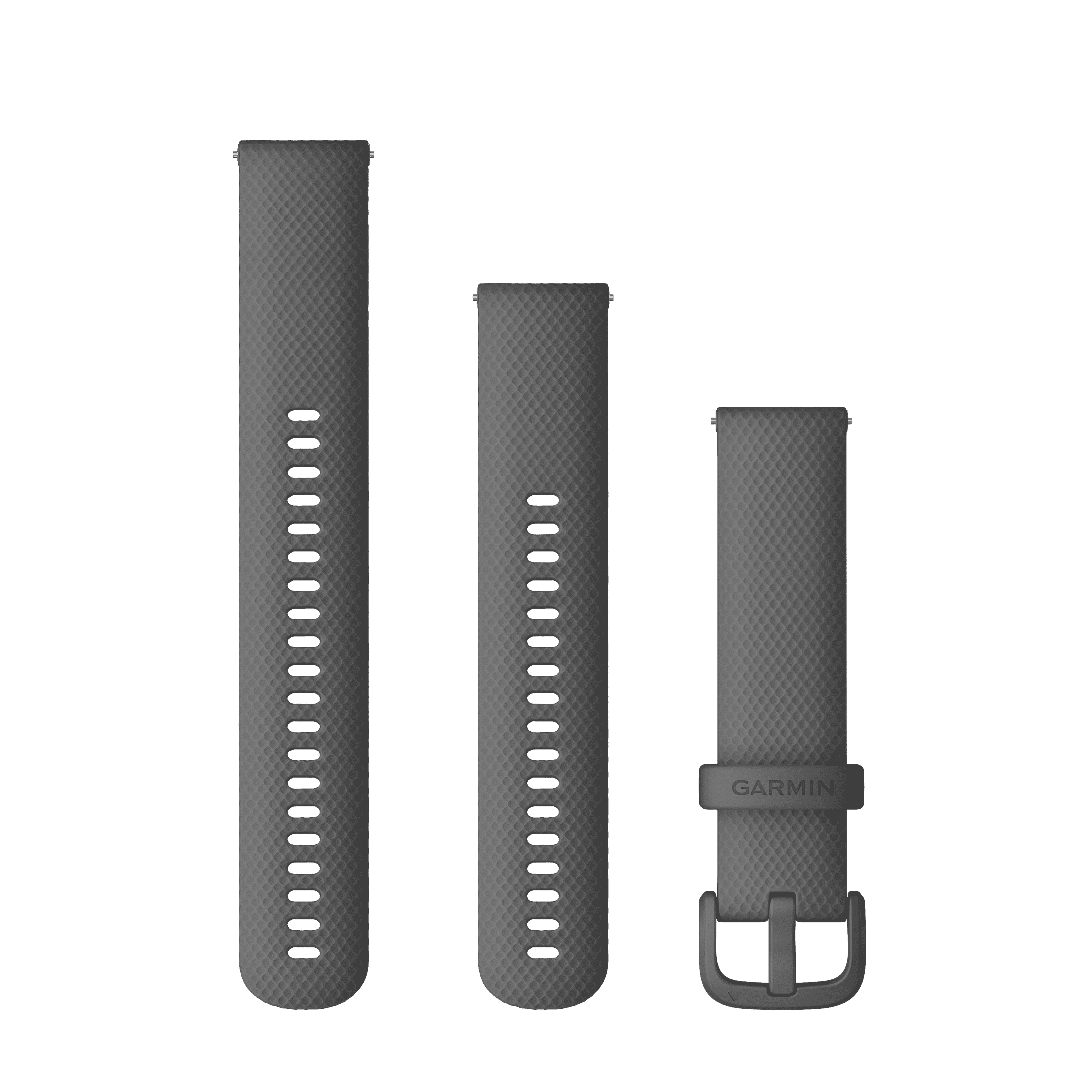 Garmin Quick Release 20mm, Silicone Band - Shadow Gray