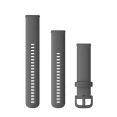 thumbnail image 1 of Garmin Quick Release 20mm, Silicone Band - Shadow Gray, 1 of 25