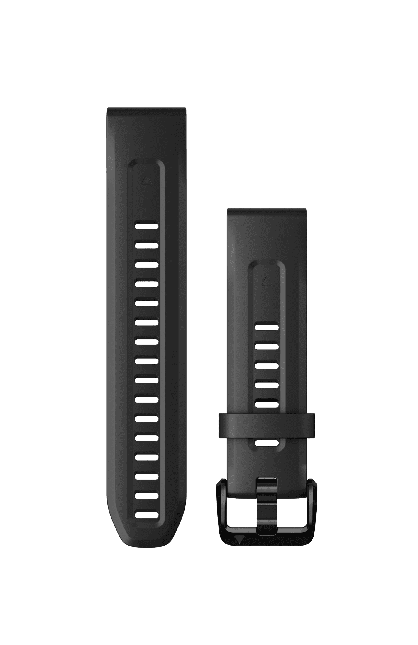 Horlogeband 20mm siliconen zwart