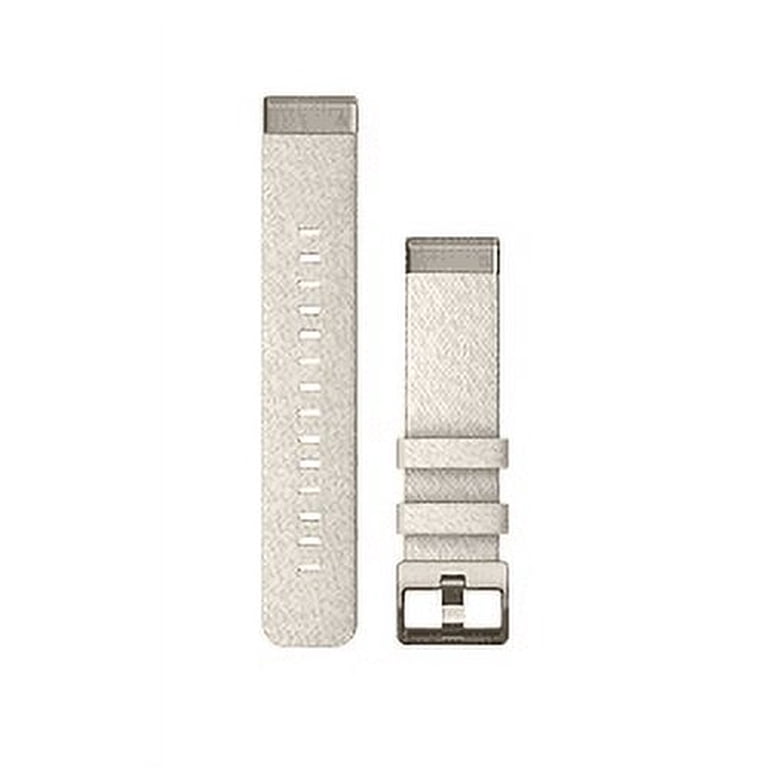 Garmin QuickFit® 20 Watch Bands Cream Heathered Nylon with Soft