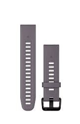 GARMIN Quickfit Interchangeable Adjustable Sport Ready Band, Silicone, 20mm, Deep Orchid Light Sand