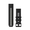 thumbnail image 1 of Garmin QuickFit® 22 Watch Bands, Black/Pebble Gray Silicone, 1 of 2