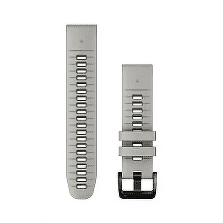 Garmin QuickFit® 22 Watch Bands, Fog Gray/Moss Silicone - Walmart.com