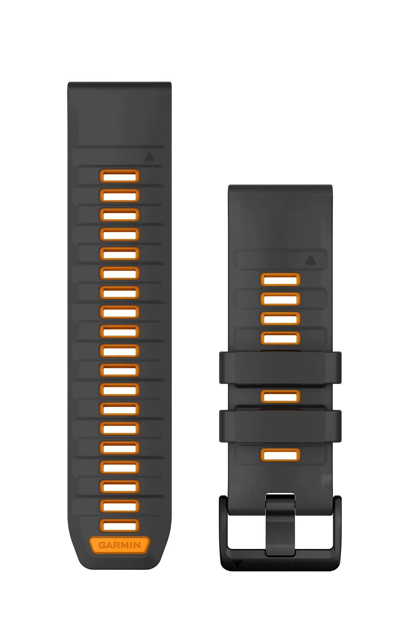 Garmin QuickFit® 22 Watch Bands, Autumn/Pebble Gray Silicone