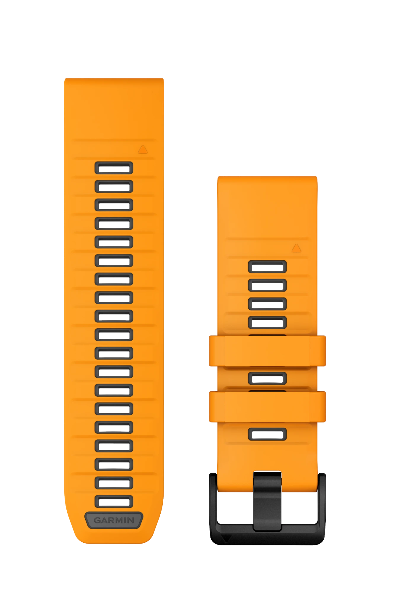 Garmin QuickFit® 22 Watch Bands, Spark Orange/Graphite Silicone
