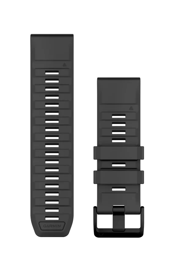 QuickFit® 26 Watch Bands, Graphite Silicone