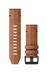 Garmin QuickFit 26mm, Leather Band - Chestnut