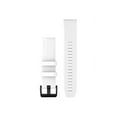 thumbnail image 1 of Garmin QuickFit - Strap for smart watch - white, black hardware - for Approach S62; D2; fenix 5; fenix 5; fenix 6; fenix 7; Forerunner 945, 965; Instinct; MARQ, 1 of 2