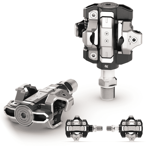 Garmin Rally XC110 Single-Sensing MTB Power Meter Pedals – SPD, Upgradeable, Rechargeable 90h