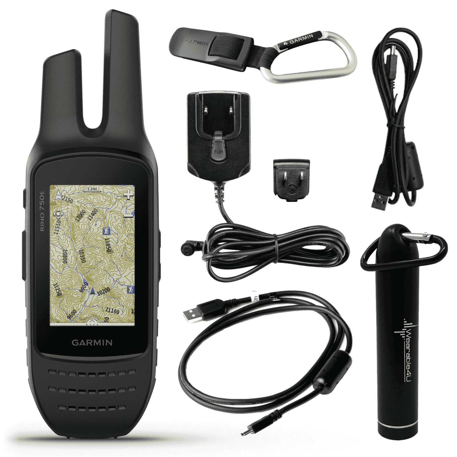 Yoke 30 Nut Motorbike Mount & Dedicated Cradle for Garmin Rino 610 - 650 - 655 - 700 - 750 - 755 (sku 50004)