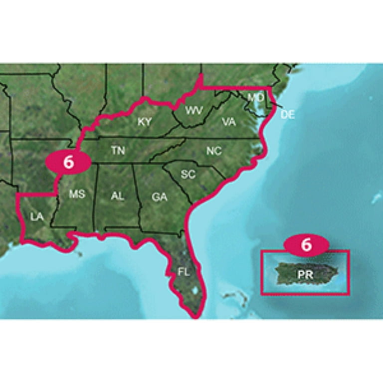 Garmin TOPO U.S. 24K Southeast Maps