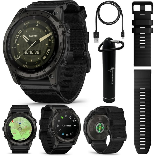 Garmin Tactix 7 GPS Military Smartwatch, AMOLED, TopoActive Maps