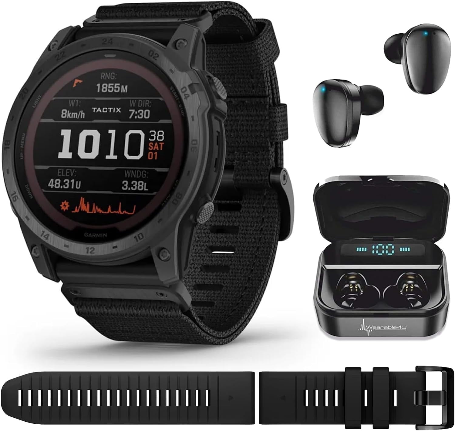 Free Shipping! Garmin Tactix 7 Pro Solar GPS Watch, 1.4 in. with
