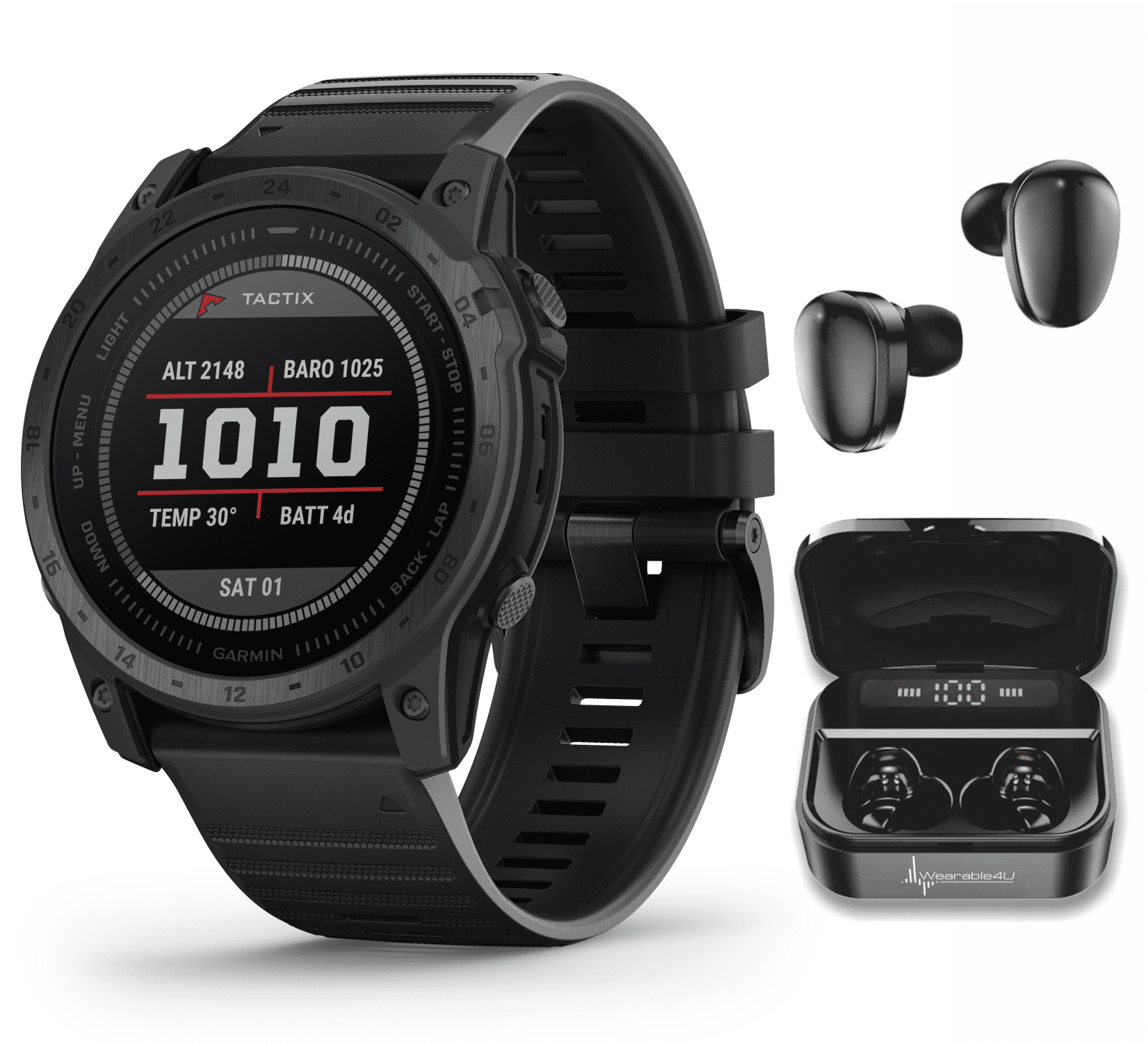 Buy Garmin Fenix 7X Silicone Strap Smart Watch - Black