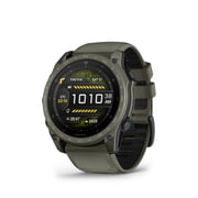 Garmin tactix 8 51mm Cerakote, Premium Tactical GPS Smartwatch, AMOLED Display, Applied Ballistics Solver, Olive Drab Premium Cerakote Coating