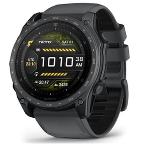 Garmin tactix 8 51mm Cerakote, Premium Tactical GPS Smartwatch, AMOLED Display, Applied Ballistics Solver, Slate Gray Premium Cerakote Coating