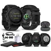 Garmin Tactix 8 51mm Solar Charged Display Elite Premium Tactical GPS Smartwatch, Includes Applied Ballistics Elite Solver, Built-in Flashlight, 48 Days Battery Life Bundle + Earbuds and more