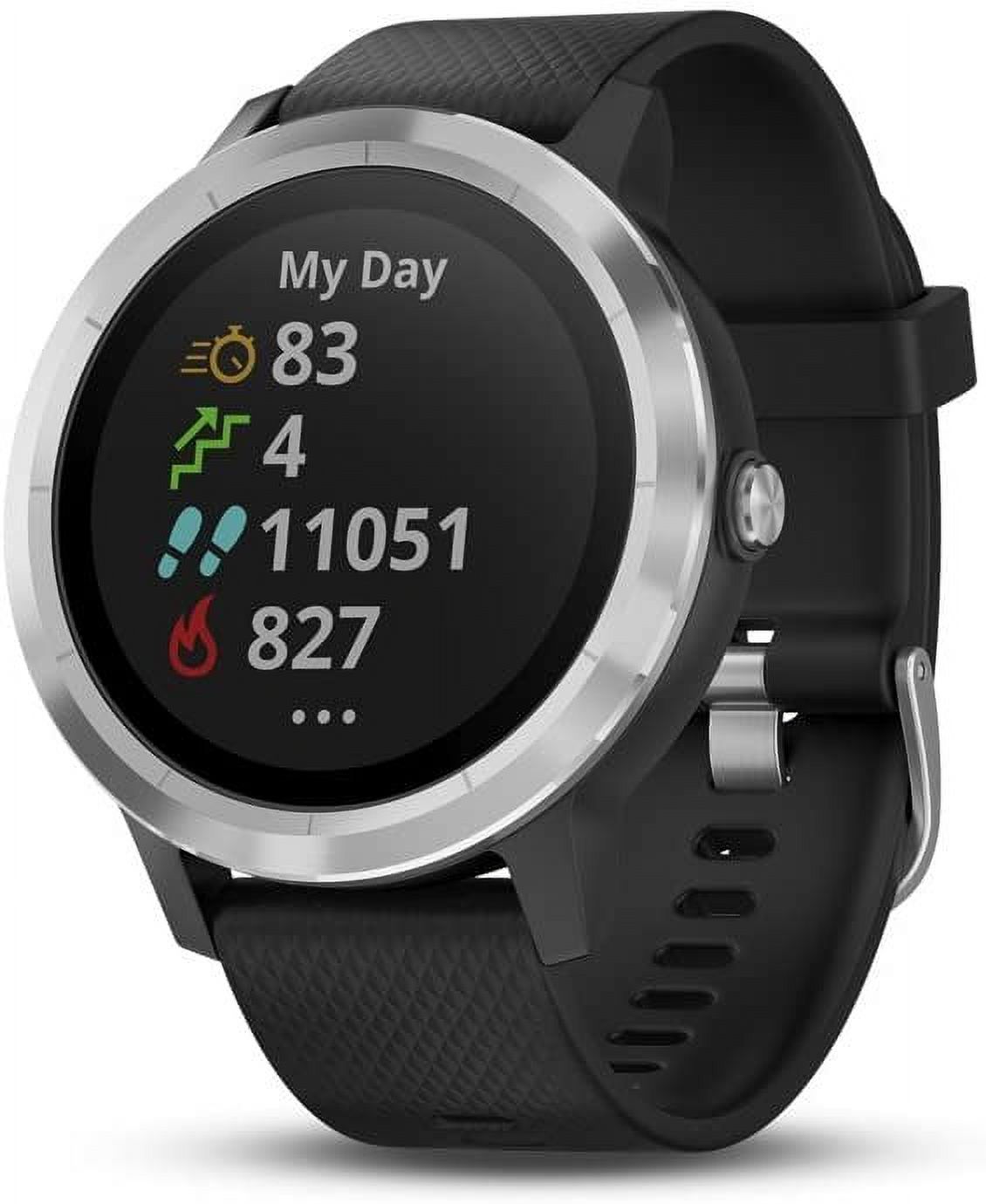 Garmin Vívoactive 3 Smartwatch Activity Fitness Tracker Watch, Black w/ Silver - image 1 of 13