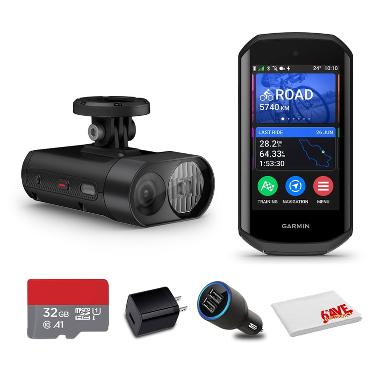 Garmin Varia Vue Headlight Bicycle Camera 4K Video Recording, 600