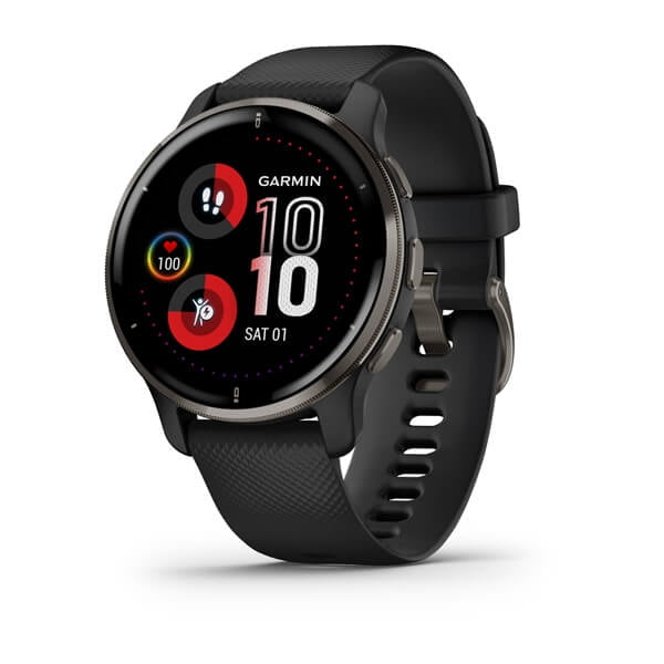 Venu 2 Plus GPS Multisport Smartwatch, Slate Bezel with Black - Walmart.com