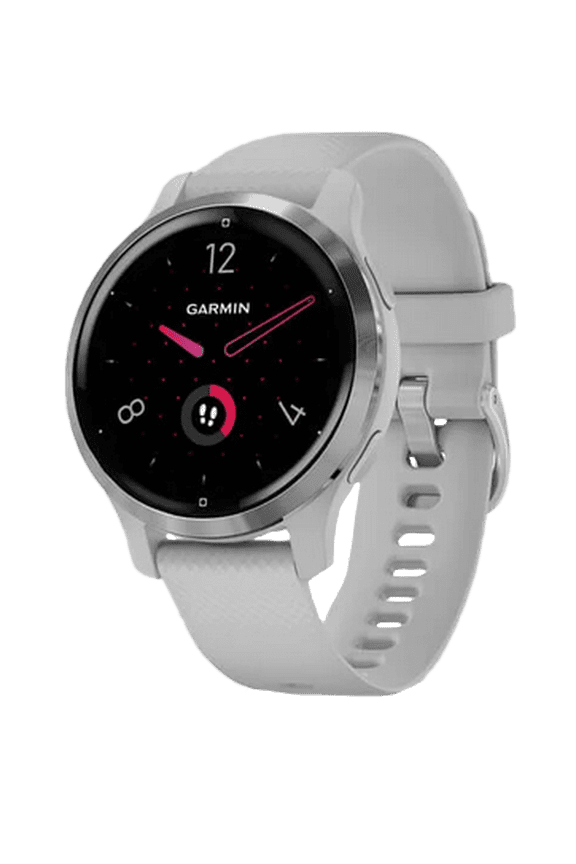 Venu 2s, Silver Bezel with Light Gray Band, GPS Smartwatch (Garmin Certified Refurbished)