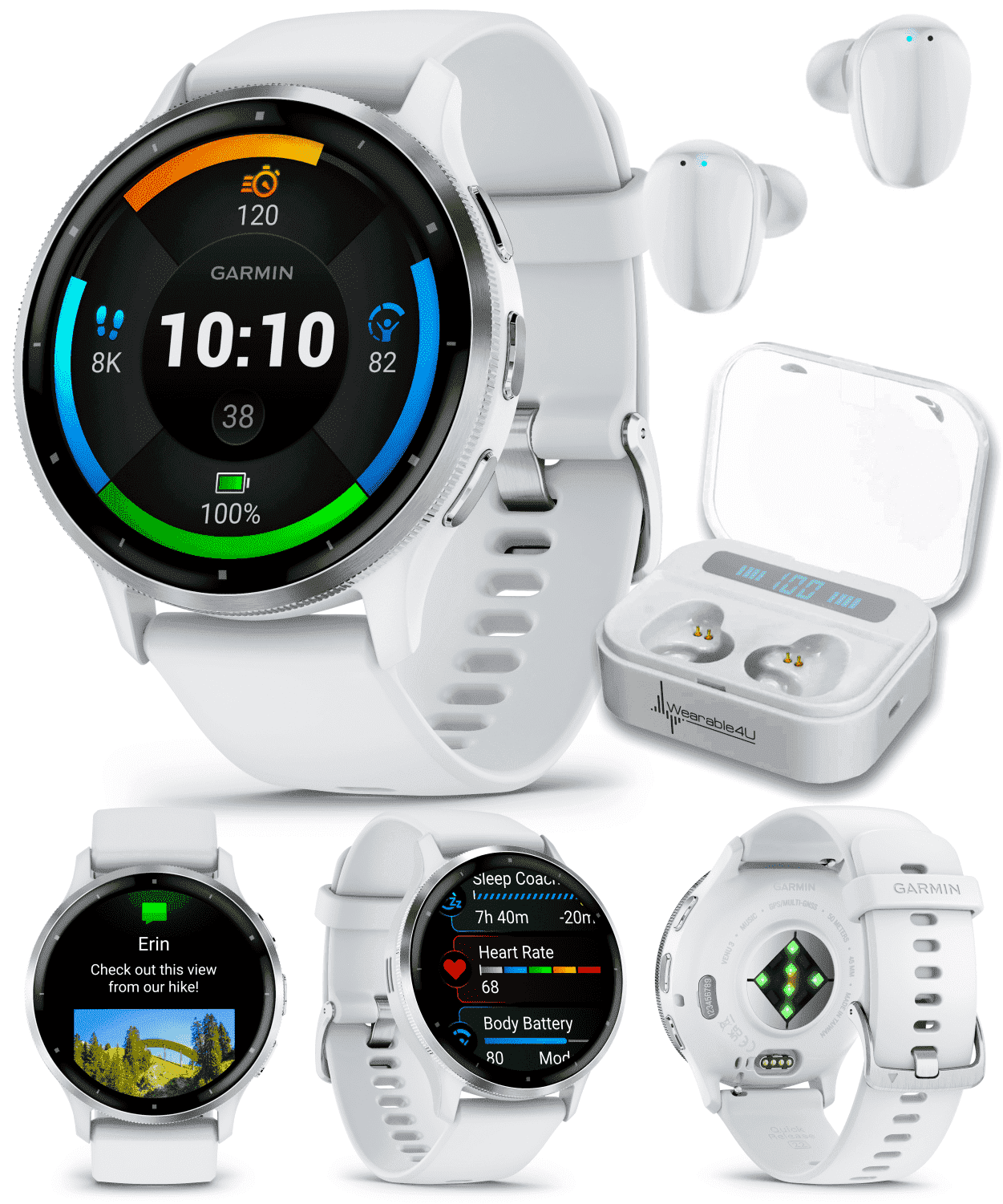 Wearable4u, Garmin Venu 3 GPS Smartwatch, 45 mm, Gray - Walmart.com